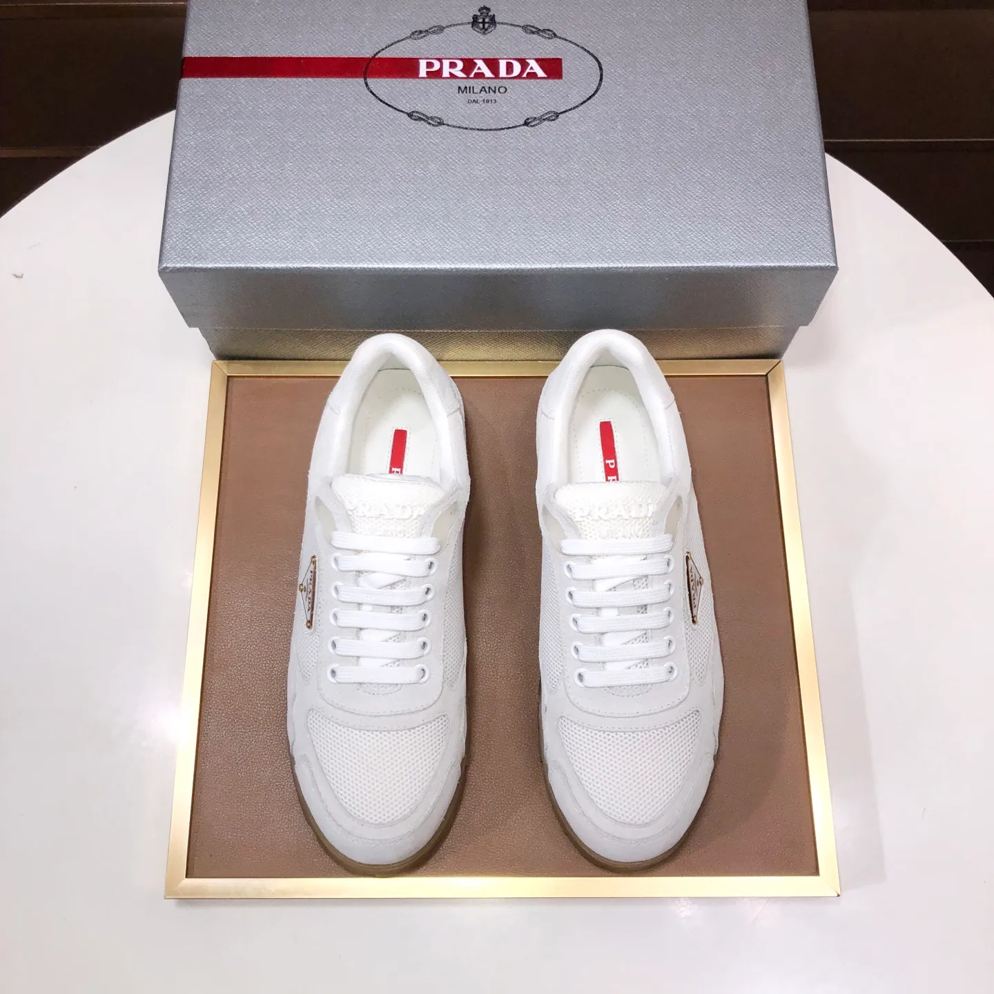 Men's shoes 💰540💰[PRADA] Top original, new season, high-quality original cow products, top imported calfskin with original imported glue, imported cowhide inside with original cowhide feet, original outsole! Quality guaranteed! Code 38-45 (45 customized)